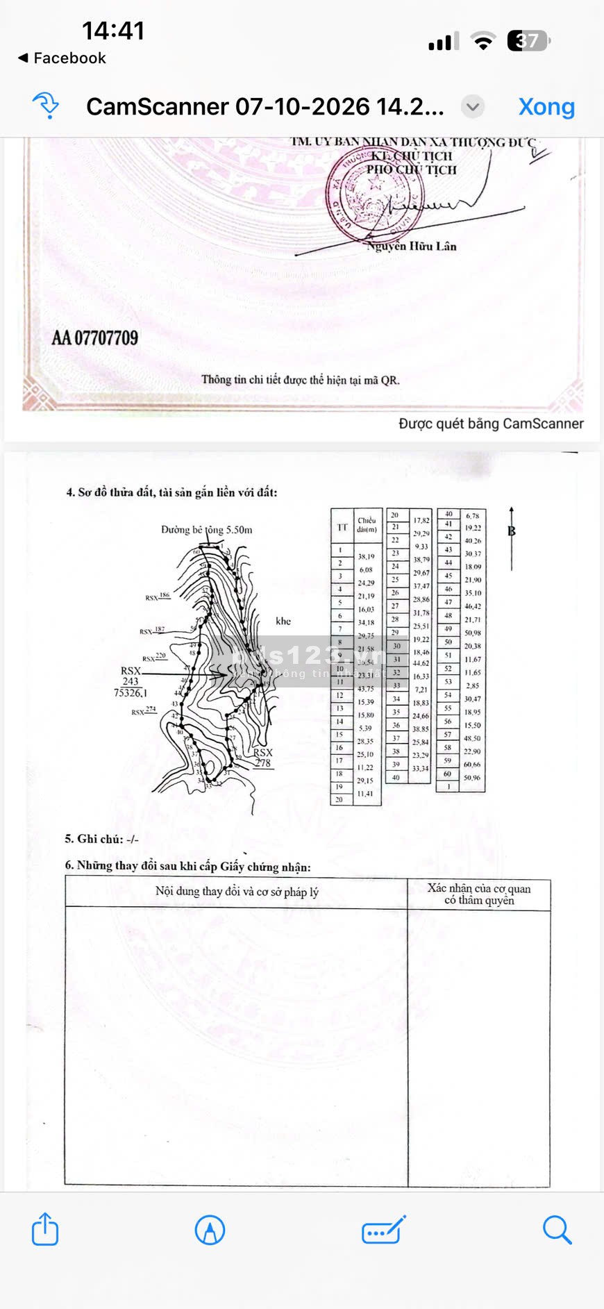 cc 034 3097143 Bán 7.5hecta đất rừng sản xuất view Sông bám…