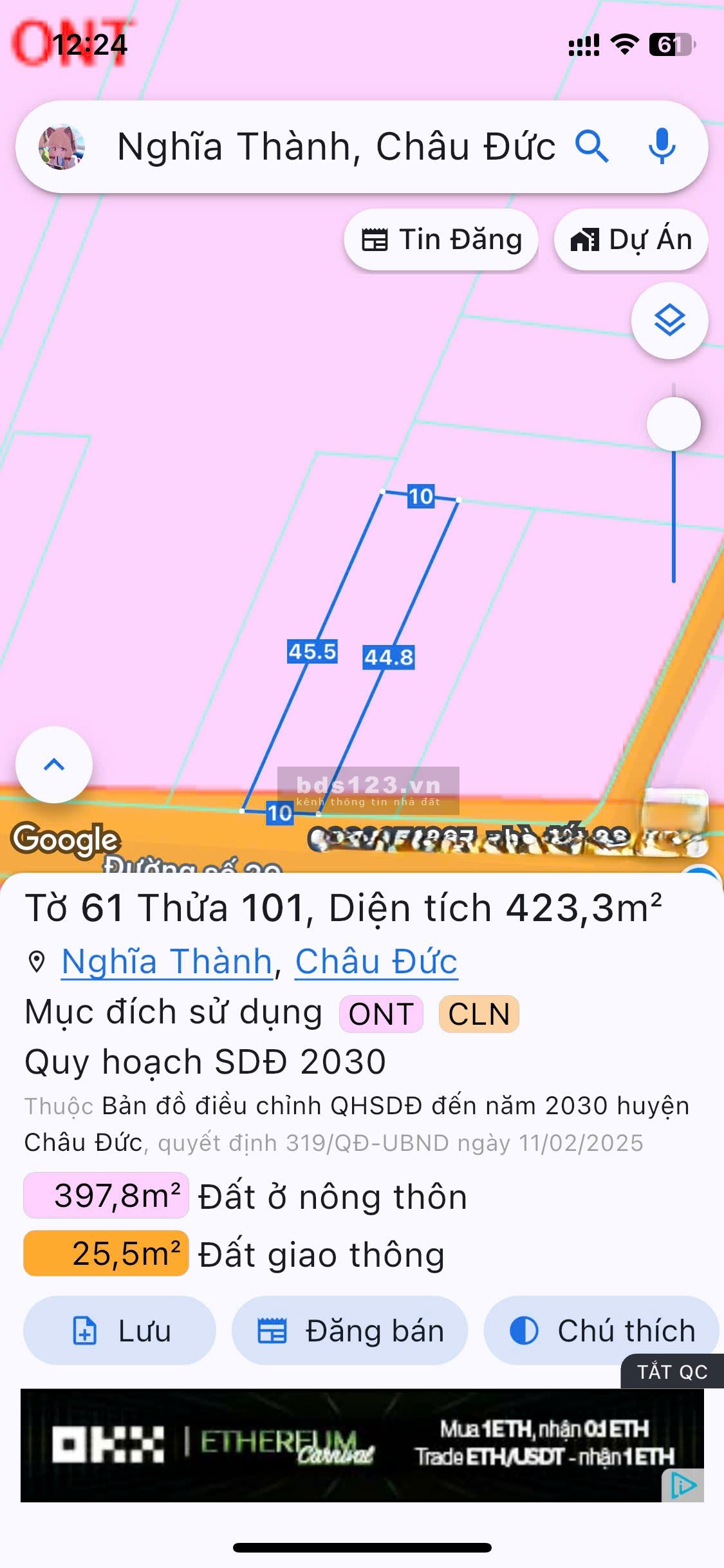 CHÍNH CHỦ BÁN ĐẤT MẶT TIỀN ĐƯỜNG 29 – NGHĨA THÀNH –…