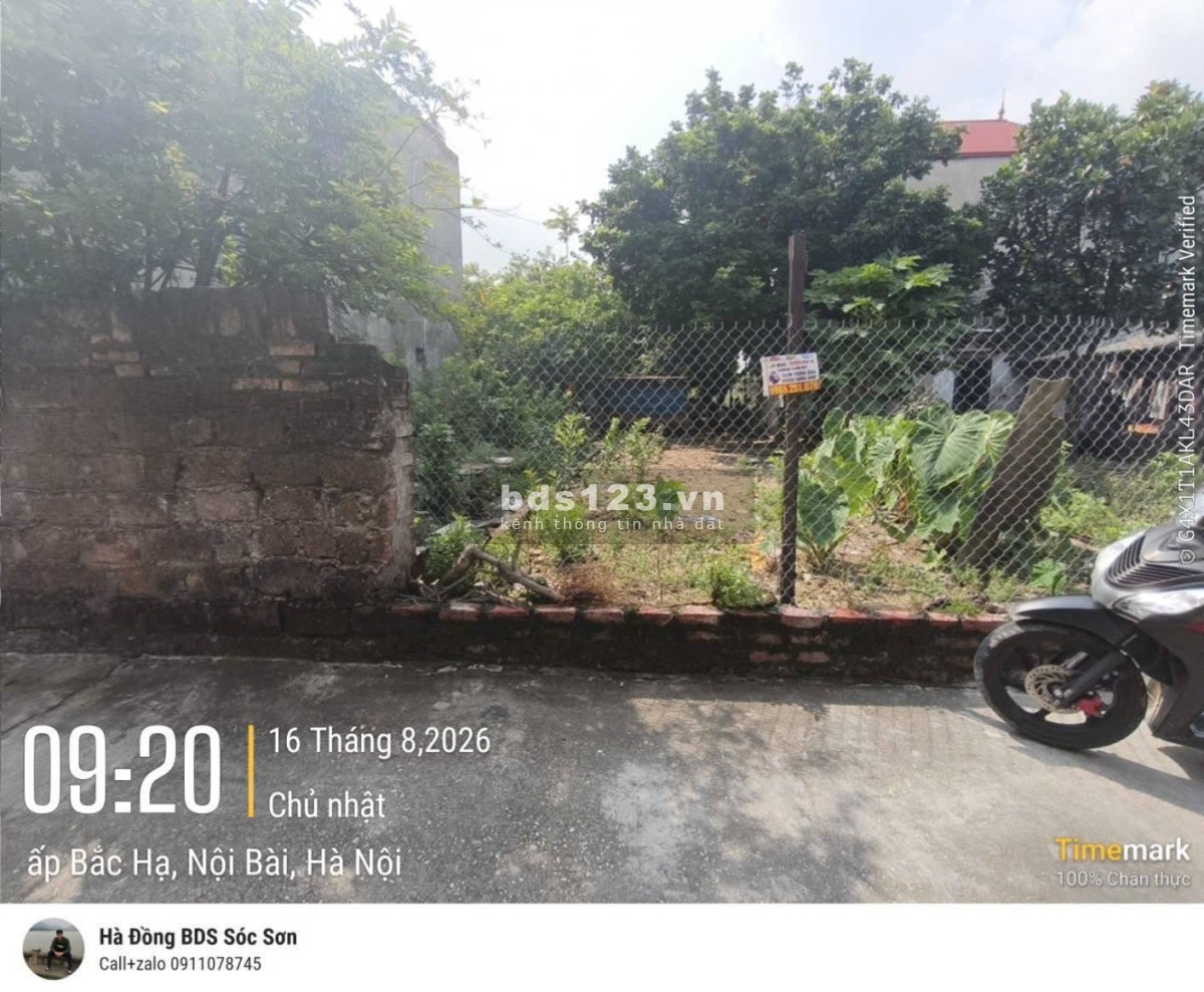 Bán đất thổ cư 66m² Bắc Hạ, Nội Bài - cách sân bay 2km –…