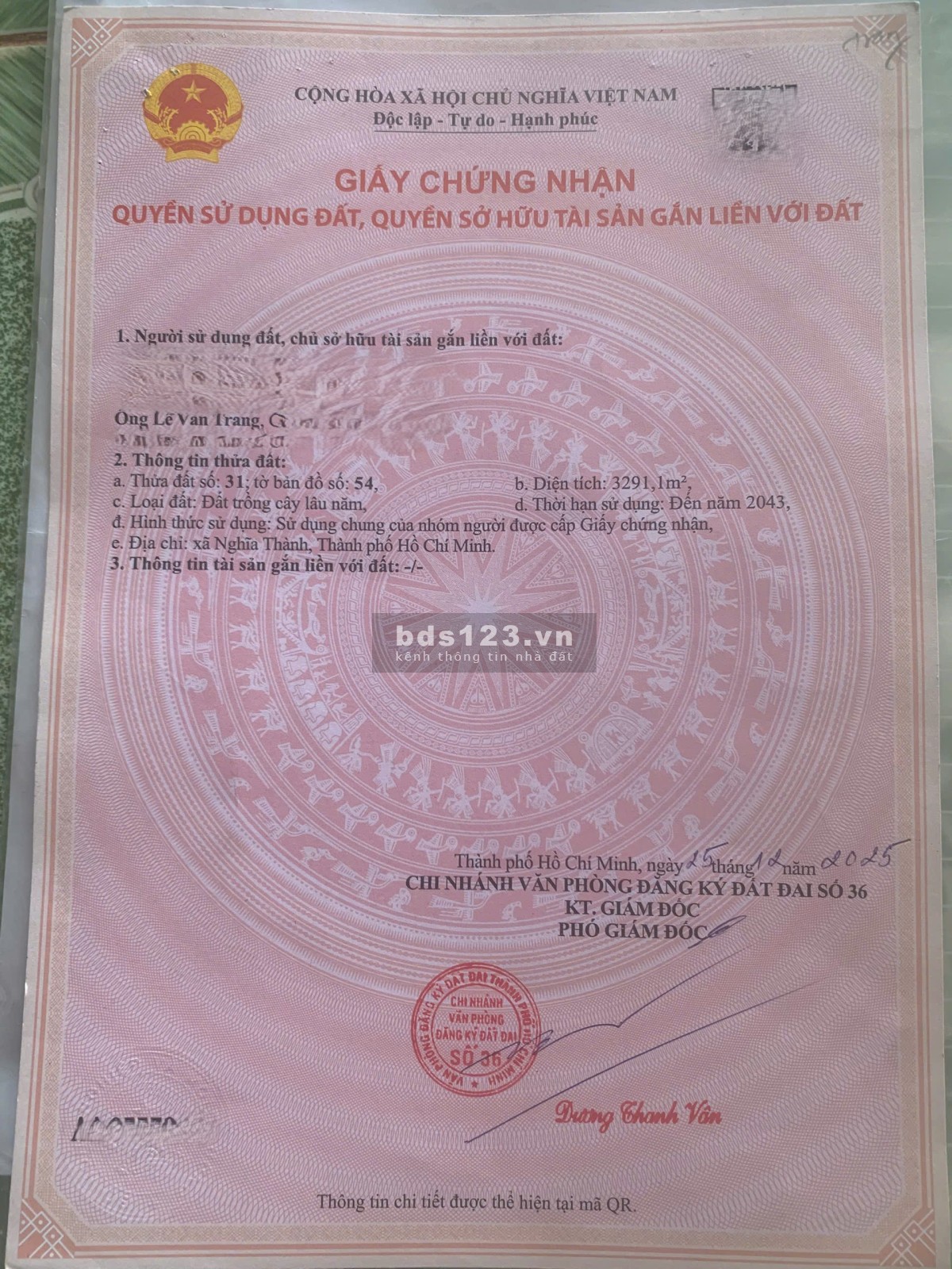 Chính Chủ Bán Quỹ Đất 5.380 m² – Sát Khu Tái Định Cư…