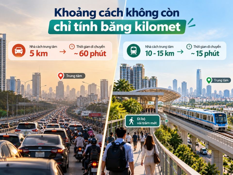 TOD rút ngắn thời gian di chuyển