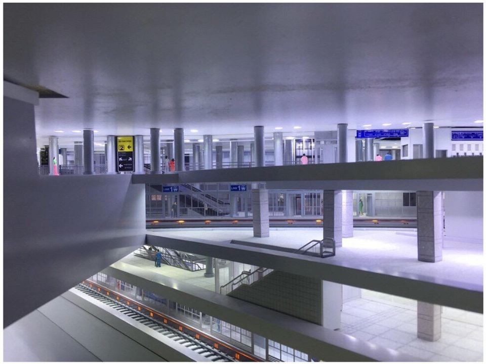 hình ảnh ga bến thành - tao đàn metro 2